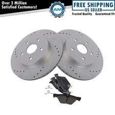 Performance Rear Brake Pad & Rotor Kit Performance Ceramic Fits Subaru