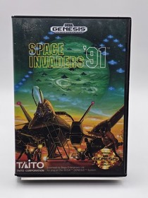 Space Invaders 91' (Sega Genesis, 1991) CIB Tested