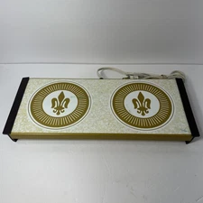 Vintage Electric Warm-O-Tray Atlantic Precision Works Hot Plate Functional