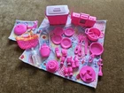 Vintage 1990s Barbie Picnic Accessories Set Picnic Basket Plates Cups Etc