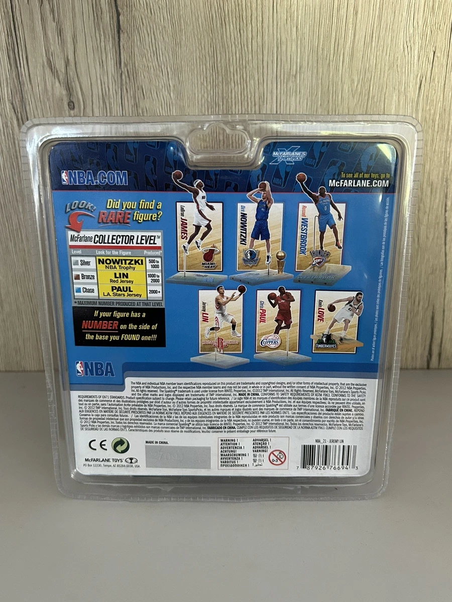BNIB MCFARLANE BASKETBALL NBA SERIES 21 FIGURE JEREMY LIN HOUSTON LTD 0061/1500