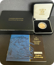 2001 Proof Full Gold Sovereign