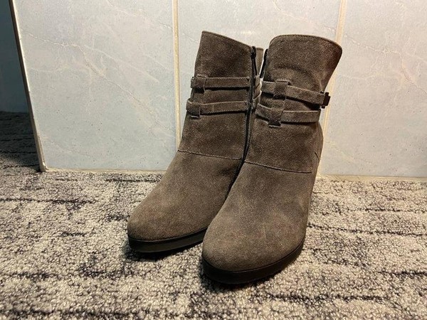 Women Peter Kaiser Boots Grey Leather 36