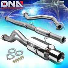 4rolled Tip Stainless Steel Exhaust Catback System For 94-01 Integra Gsrsls