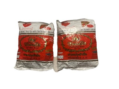 ChaTraMue Thai Tea brand Instant Tea 400g* 2 Packs Red Tea Powder Vanilla