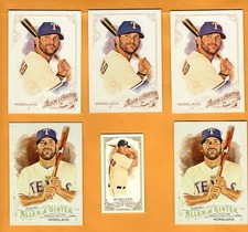 Mitch Moreland lot of 6 A & G Baseball - UNLIMITED SHIPPING FOR $4.00