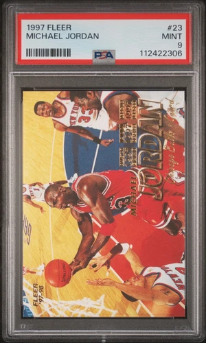 1997 FLEER #23 MICHAEL JORDAN PSA 9