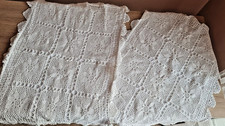 Vintage decorative handmade crochet pillowcas...