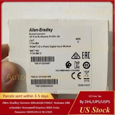 New 1734-IB4 Factory Sealed Point I/O 4 Point Digital Input Module Allen Bradley