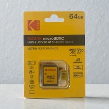 Kodak 64GB Class 10 microSDXC Memory Card 4K Ultra HD New