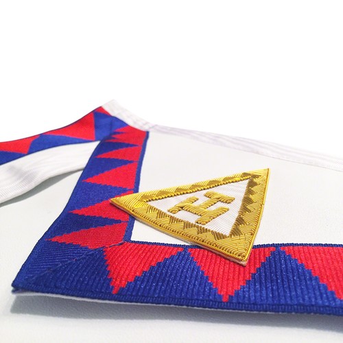 Lambskin Masonic Royal Arch Companions Apron, Sash, Jewel & Gloves RA Chapter - Picture 2 of 6