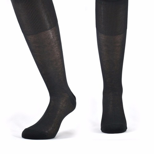 12 Pares De Calcetines Largos HOMBRE En 100 % Algodón Hilo De Escocia - Imagen 6 de 9