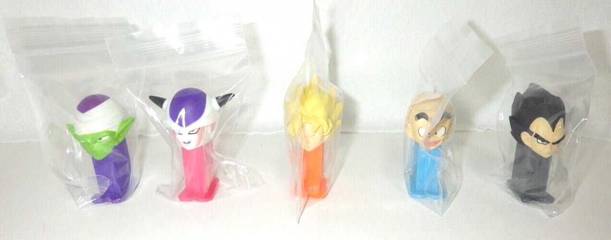 Mini Pez Dragon Ball Z 5 piece set Son Goku Krillin Vegeta Piccolo