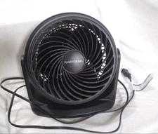Hampton Bay Turbo Tabletop 8" Air Circulator 3 Speeds Personal Fan Black Mighty