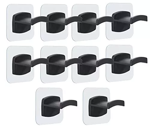 Hat holder Adhesive Hat Hooks for Wall 10-Pack Minimalist Hat Rack Design