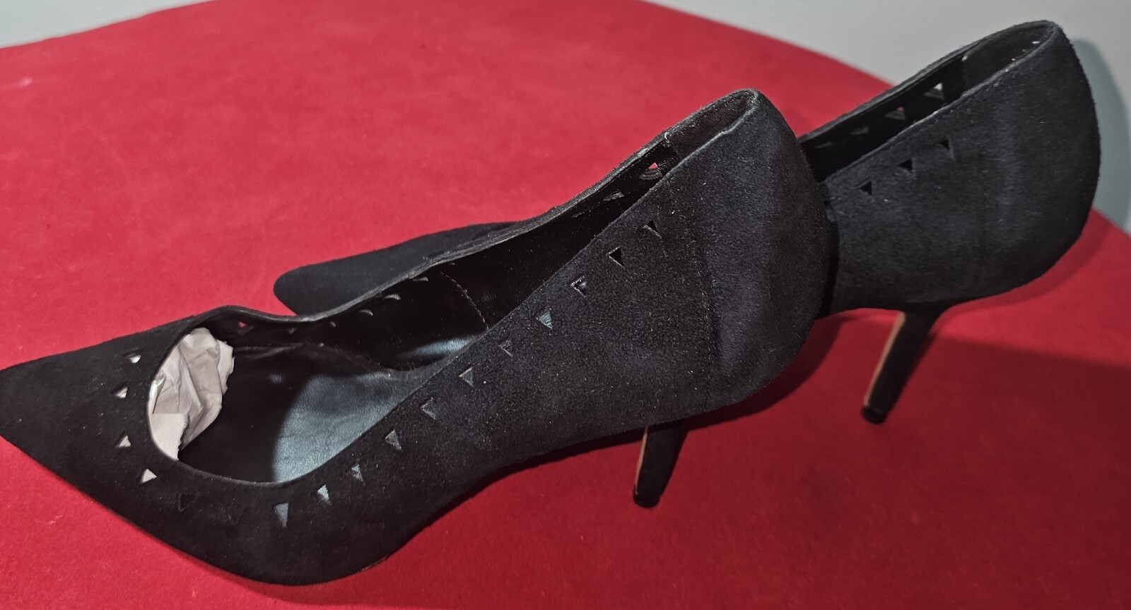 Zara Basic Collection Suede Heels 9.5 - image 2