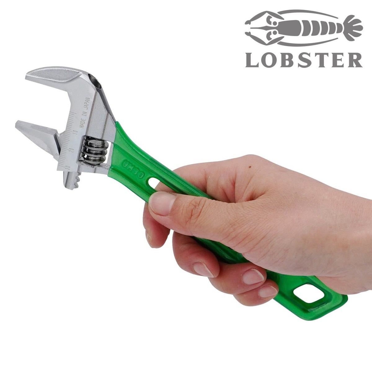 LOBTEX LOBSTER Hybrid Monkey Adjustable Wrench 200mm 8in UM30 Made