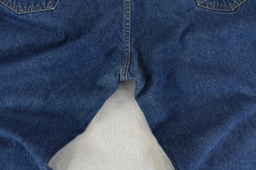 Vintage 80s 1988 Levis 517 Orange Tab Boot Cut Denim Blue Jeans Mens Size 42x34 - Picture 4 of 19