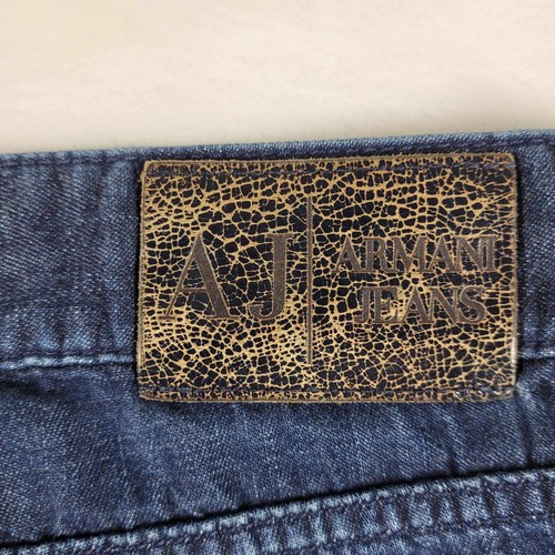 Armani Jeans Damen 34x30 Blau Straight Dark Wash Denim Hose Comfort - Bild 9 von 12