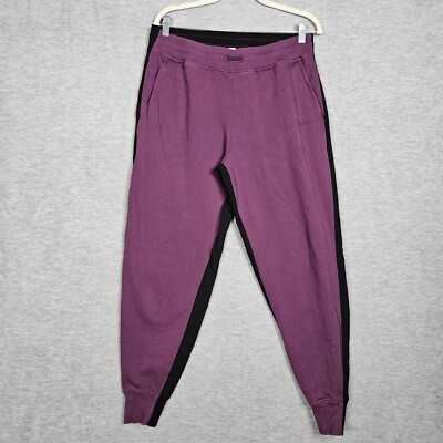OUTDOOR VOICES Women's Black BURGUNDY Elastic Waist Jogger Size XL