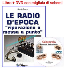 RIPARAZIONE RADIO A VALVOLE LIBRO RIPARARE TECNICA PRATICA DVD SCHEMI APPARECCHI
