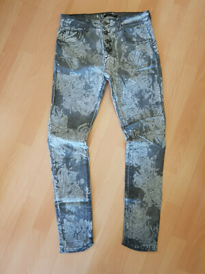 **NEU*** Place du JOUR Design Hose Gr. 36 grau-Blumen-Print