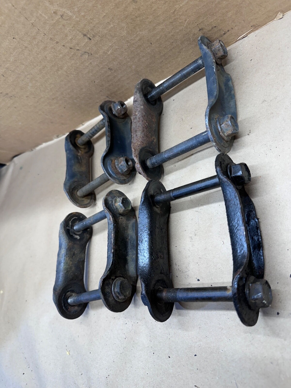 8795 Jeep Wrangler YJ Leaf Spring Shackle Set of 4 Bolts Front Rear 4" OEM eBay