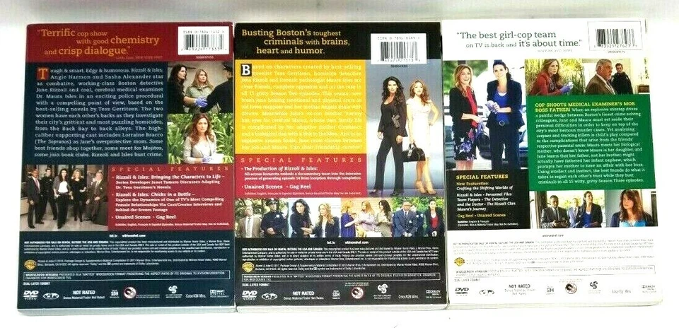 Rizzoli & Isles The Complete 1-7 Seasons 1 2 3 4 5 6 7 DVD (20-Disc Set) (K2) - Image 3 of 4