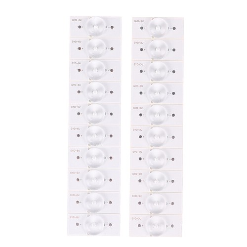 10Pcs General Direct Type 3V 6V Lamp Beads TV LED Backlight With Optical Lens - Picture 2 of 13