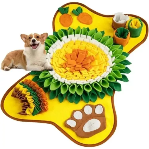 Pet Dog Snuffle Mat Nose Training Game Sniffing Pad Feeding Cushion Puzzle Large