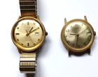 Vintage 1971 Timex Automatic Self Wind Date Watch& 1979 Timex Men's Watch Repair