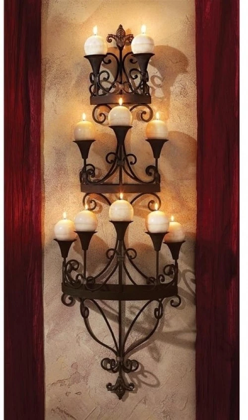 Black sconces candles outlet