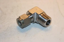 3/8 Tube x 3/8 MNPT 316ss Male Pipe Elbow AYRA NOS