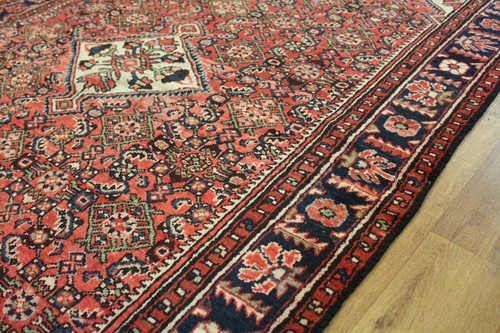 Tappeto tappeto tradizionale vintage lana fatto a mano classico zona orientale 205X145 cm - Foto 5 di 12