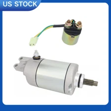 Starter Motor & Solenoid Relay for HONDA Foreman 400 450 500 FourTrax 1995-2011
