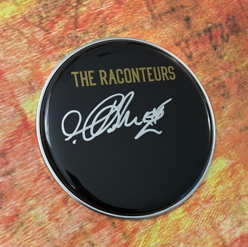 GFA The Raconteurs Drummer * PATRICK KEELER * Signed 10" Drumhead PROOF P5 COA - Picture 5 of 5