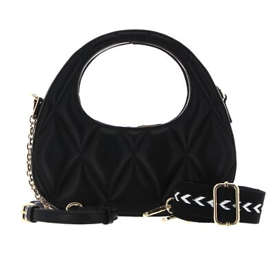 SEIDENFELT MANUFAKTUR Nordli Handbag Tasche Black Gold schwarz Neu