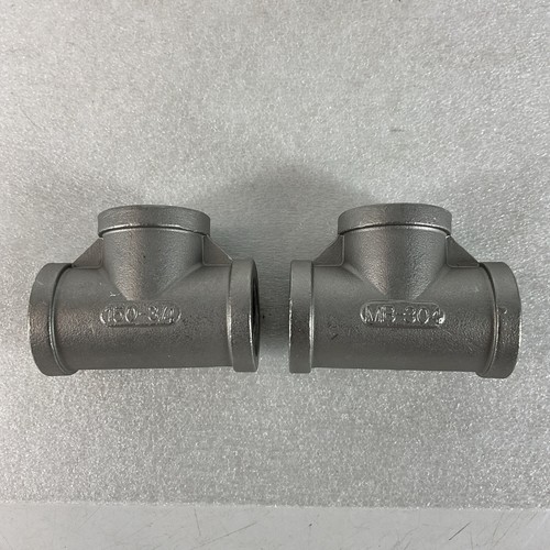2 PACK McMaster-Carr MB-304 150-3/4 Threaded Tees NWOB - Picture 6 of 6