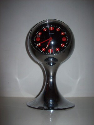 Mechanischer Wecker Tulpenfuß - VINTAGE - 70er Jahre - Space Age Look