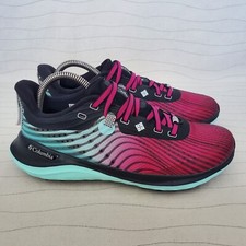 Columbia Womens Escape Ascent Trail Dark Pink Teal Black Ombre Shoes Size 7