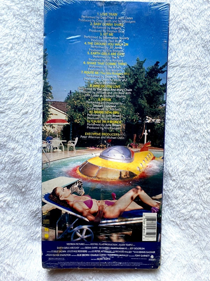 EARTH GIRLS ARE EASY SEALED LONGBOX CD MOVIE DEPECHE MODE JULIE BROWN B-52's BOX - Image 4 of 4