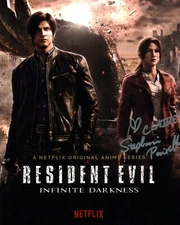 Stephanie Panisello Resident Evil 8x10 Signed Photo JSA Certified Autograph