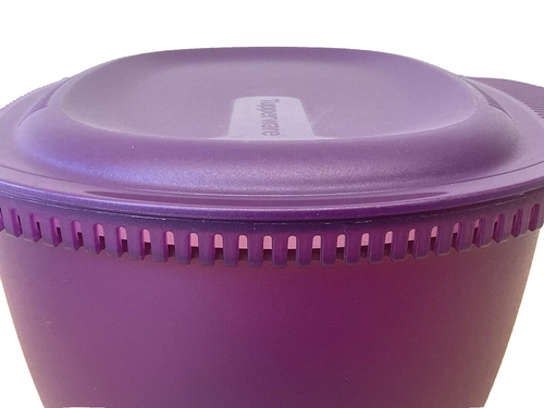 Tupperware Round Microwave Pasta Maker/Steamer 3 Quart Storage Bowl NIP - Picture 3 of 4