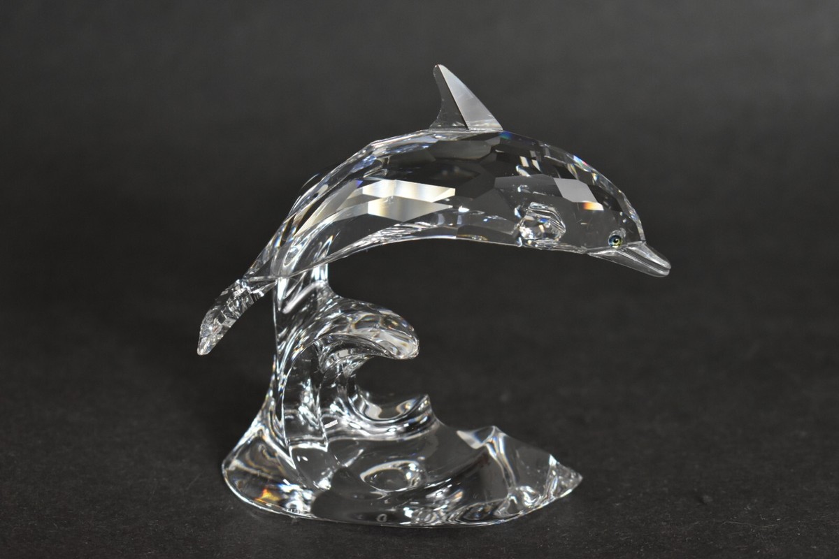 Swarovski Crystal Figurine Dolphin 7644 NR 000 001 190365. No Box