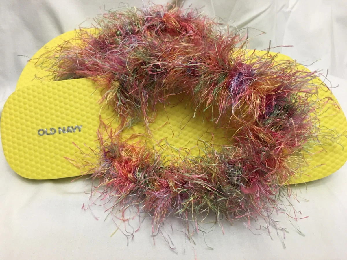 Old navy hotsell yellow flip flops