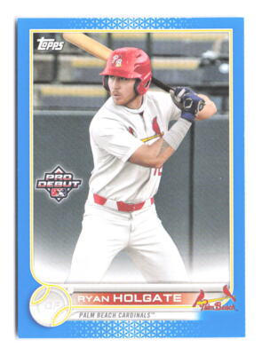 2022 Topps Pro Debut Ryan Holgate #/150 Blue SP PD-21 Parallel Cardinals