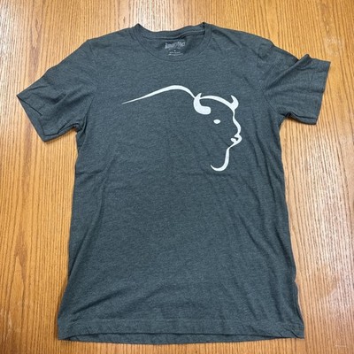 BUFFALO TRACE DISTILLERY Kentucky Bourbon T-Shirt Heather Green Size M Medium