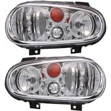 For 2002-2006 Volkswagen Golf Headlight Pair Driver And Passenger Side Wbulbs