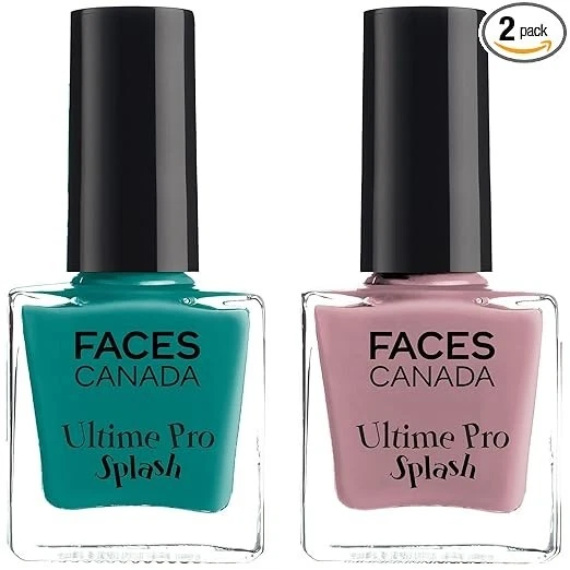 FACESCANADA Ultime Pro Splash Glossy Finish Nail Polish - Floral Dream 56 (8ml) &