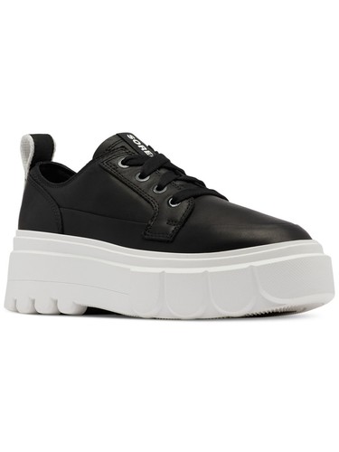 SOREL Womens Black Contrast 1-1/2" Platform Caribou Wedge Sneakers Shoes 5.5 - Picture 5 of 11